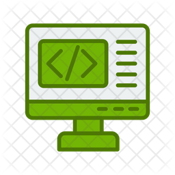 Backend Icon - Download in Colored Outline Style