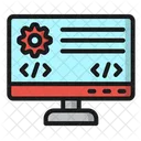 Backend Coding Webpage Icon