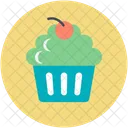 Backerei Lebensmittel Cupcake Symbol