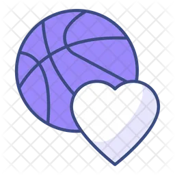 Backetball love  Icon