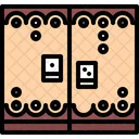 Backgammon-Brett  Symbol