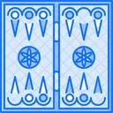 Backgammon-Brett  Symbol