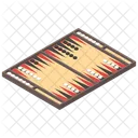 Backgammon Board Game Strategic Game Icon