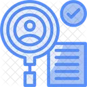 Background Check Pre Employment Screening Screening Process Icon