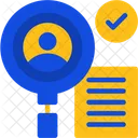 Background Check Pre Employment Screening Screening Process Icon