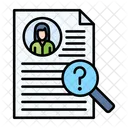 Background Check Find 아이콘
