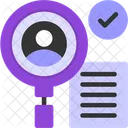 Background Check  Icon