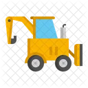 Backhoe Construction Excavator Icon