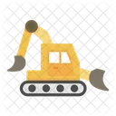 Construction Excavator Digger Icon