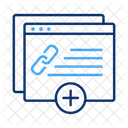 Backlink Building  Icon