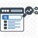 Backlink Strategy Link Building Backlink Analysis Icon