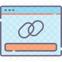 Backlinkaufbau  Symbol
