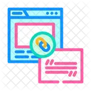 Backlinks Seo Optimize Icon
