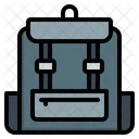 Backpack Bag Travel Gear Icon