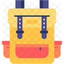 Backpack School Bag Travel Gear Icon