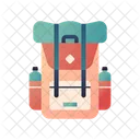 Backpack Adventure Camping Icon