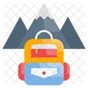 Backpack Camping Travel Icon