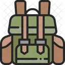 Backpack Military Bag Icon