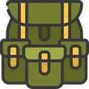 Backpack Military War Icon