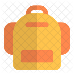 Backpack Icon - Download in Flat Style