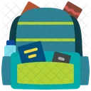 Vacation Bag Rucksack Icon