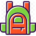 Backpack Hiking Adventure Icon