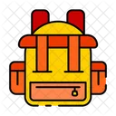 Backpack School Bag Luggage Icon