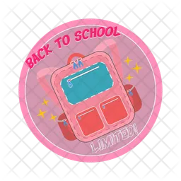 Backpack back to school  Icon
