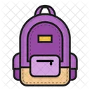 Bag Backpack Girl Icon