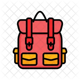 Backpack Girl  Icon