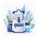 Backpack Knapsack Bag Icon