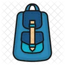 School Bag Backpack Icon