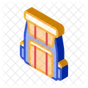 Adventure Backpack Bag Icon
