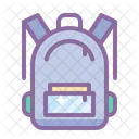 Backpack Bag Book Icon