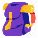 Backpack Hiking Adventure Icon