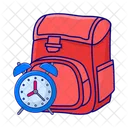 Backpack with alarm  Icon