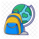 Backpack Bag School Icon