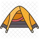 Backpacking Tent Camping Icon
