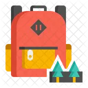 Backpacking Bag Backpack Icon
