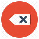 Delete Open Back Go Back Icon
