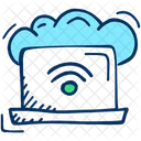 Backup Cloud Laptop Icon