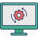 Backup Data Sync Computer And Mobile Sync Data Sharing Icon