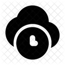 Computacao Em Nuvem Backup Relogio Ícone
