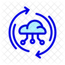Cloud Server Storage Icon