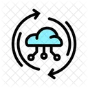 Cloud Server Storage Icon