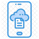 Computacao Em Nuvem Smartphone Nuvem Ícone