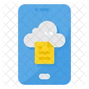 Computacao Em Nuvem Smartphone Nuvem Ícone
