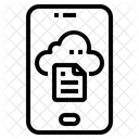 Computacao Em Nuvem Smartphone Nuvem Ícone