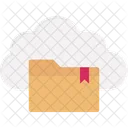 Sicherungsordner Lesezeichenverzeichnis Cloud Migration Symbol