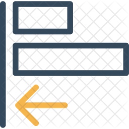 Backward Arrow Icon - Download in Line Style
